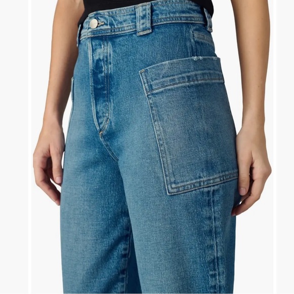 NWT Joe's Jeans The Phoebe Patch Pocket Crop Straight Leg Jeans - Picture 6 of 17